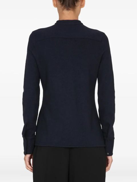 Jil Sander front-pocket shirt - Blue