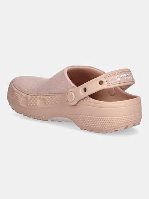 Crocs klapki Classic Crafted Clog damskie kolor beżowy 211354