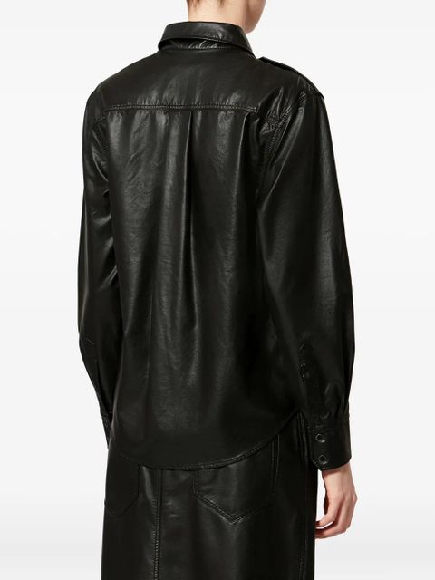 MARANT ÉTOILE Noee buttoned pocket shirt - Black