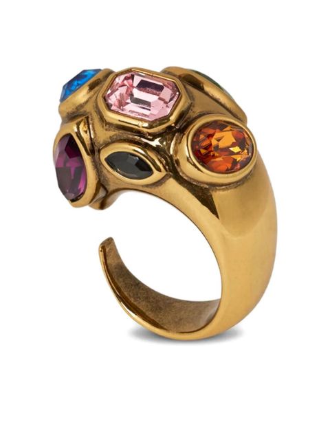 ETRO crystal-embellished ring - Gold - zdjęcie produktu nr 1