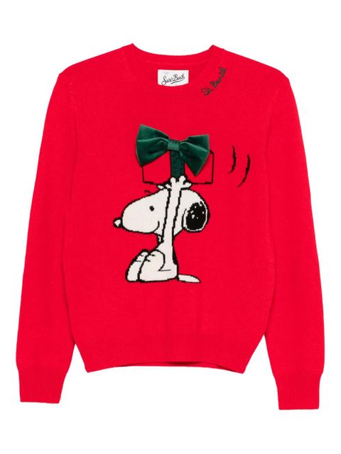 MC2 Saint Barth Peanuts Special Edition bow patch jumper - Red - zdjęcie produktu nr 1