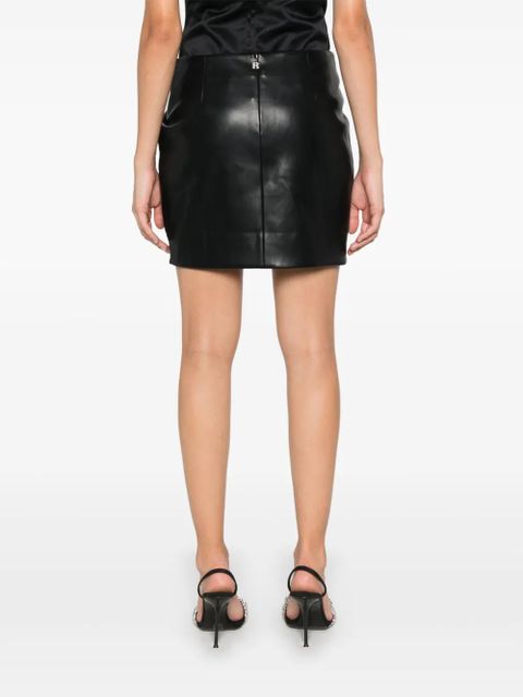 ROTATE BIRGER CHRISTENSEN draped mini skirt - Black