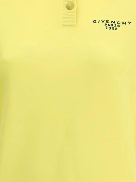Givenchy short-sleeve logo polo top - Yellow
