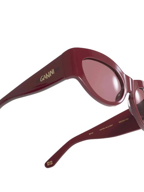 GANNI x Ace & Tate Trixie cat-eye sunglasses - Red