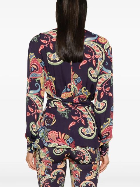 ETRO paisley-print shirt - Blue