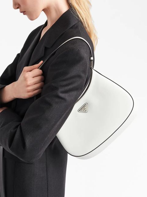 Prada Cleo leather shoulder bag - White