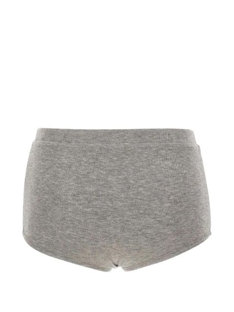 ENTIRE STUDIOS Booty buttons-ribbed shorts - Grey - zdjęcie produktu nr 2