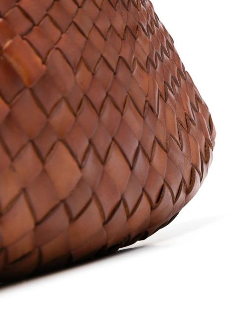 DRAGON DIFFUSION mini Rosanna leather tote bag - Brown
