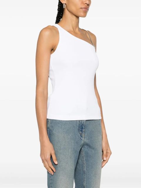 Givenchy 4g-motif asymmetric top - White