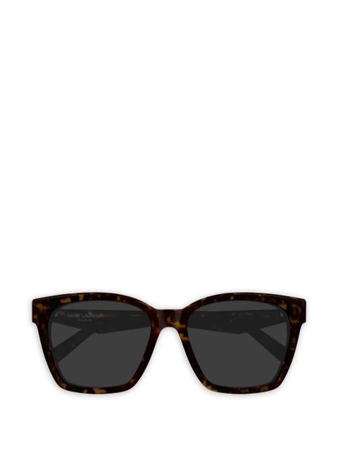 Saint Laurent Eyewear square-frame tortoiseshell sunglasses - Brown - zdjęcie produktu nr 1