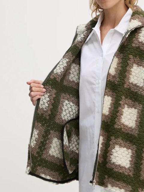 Samsoe Samsoe kurtka wełniana przejściowa oversize