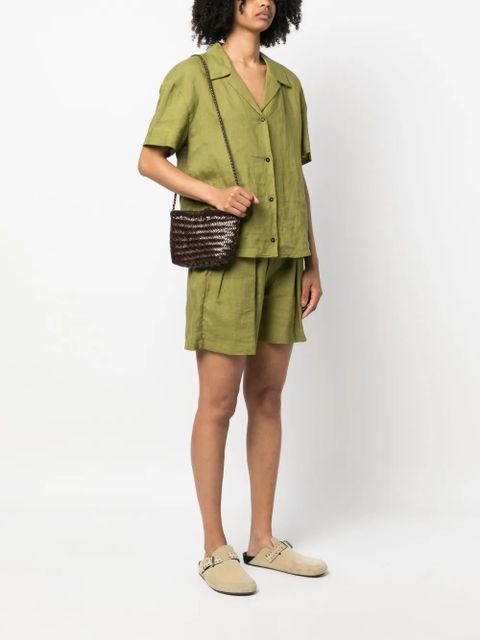 DRAGON DIFFUSION Minsu woven-design cross body bag - Brown - zdjęcie produktu nr 2