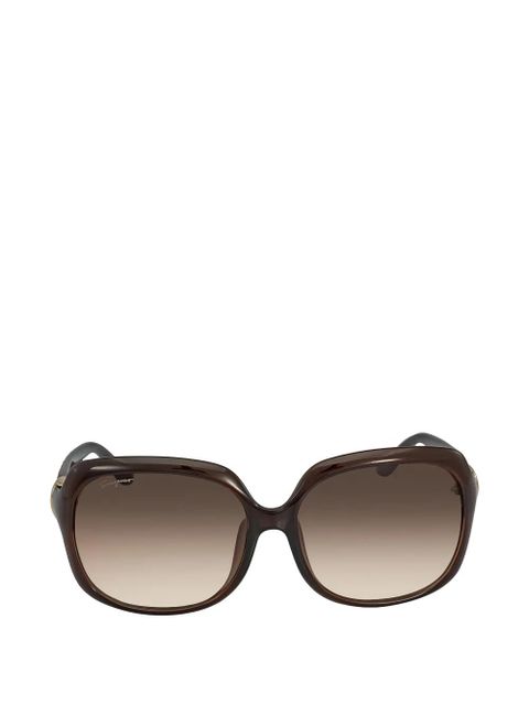 Ferragamo square-frame sunglasses - Brown - zdjęcie produktu nr 1