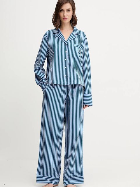 Polo Ralph Lauren piżama bawełniana kolor fioletowy bawełniana 4P8004 - zdjęcie produktu nr 1