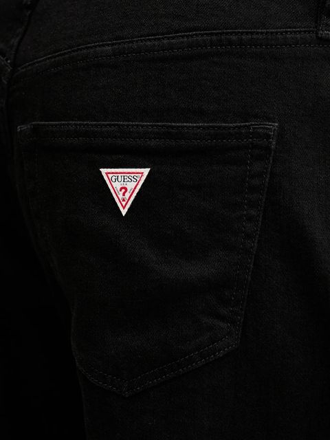 Guess Jeans jeansy damskie kolor czarny W5YA0O D0141