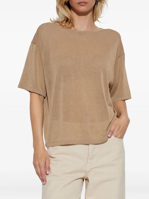 Max Mara short-sleeved T-shirt - Neutrals
