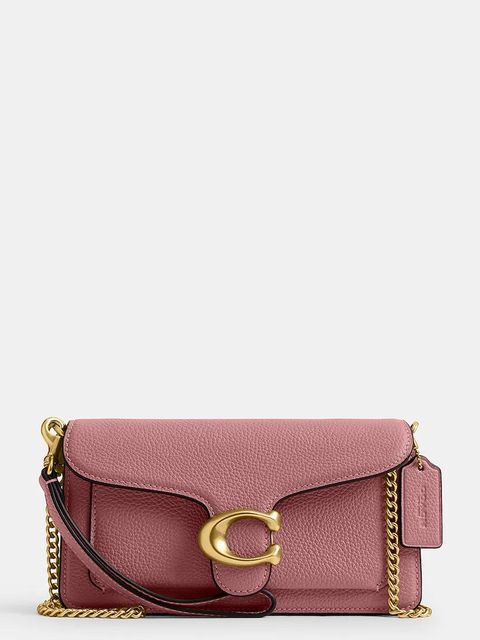 Coach torebka skórzana Tabby 19 kolor różowy CBF14 - zdjęcie produktu nr 1