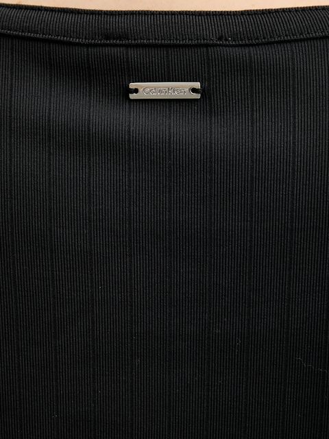 Calvin Klein t-shirt damski kolor czarny LV044D213G