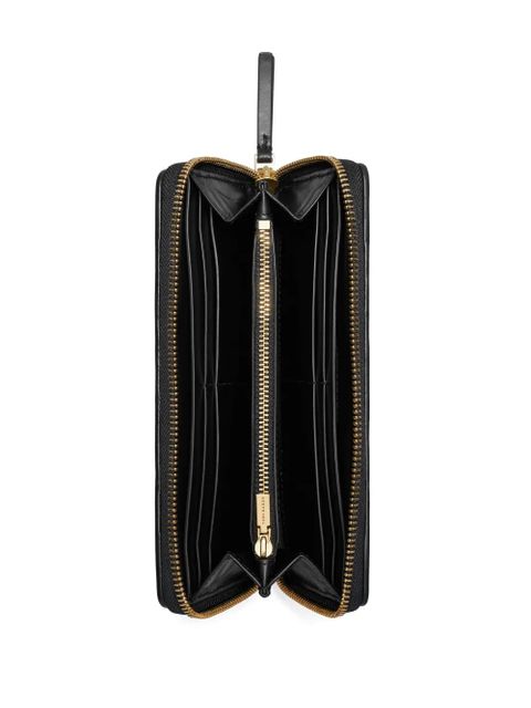 Tory Burch Kira diamond quilt zip continental wallet - Black