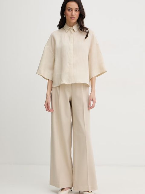 MM by Max Mara koszula damska lniana RITO - zdjęcie produktu nr 1