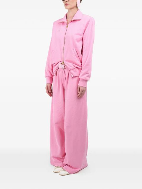 Rowen Rose zip straight sweatshirt - Pink