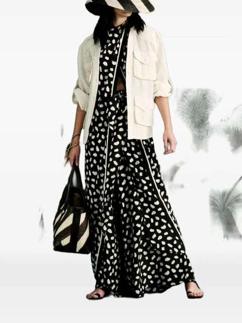 Johanna Ortiz Silent Water printed top - Black