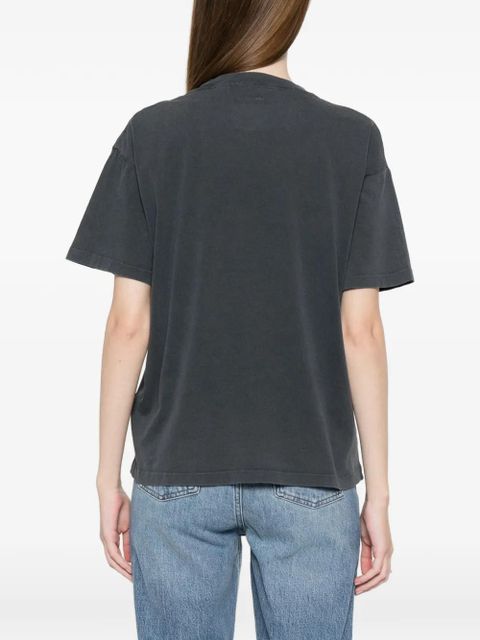 ANINE BING palm-print T-shirt - Grey