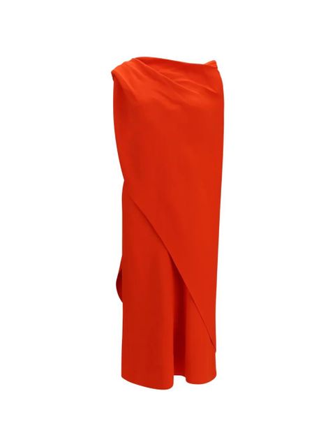 Balenciaga draped maxi dress - Orange - zdjęcie produktu nr 1