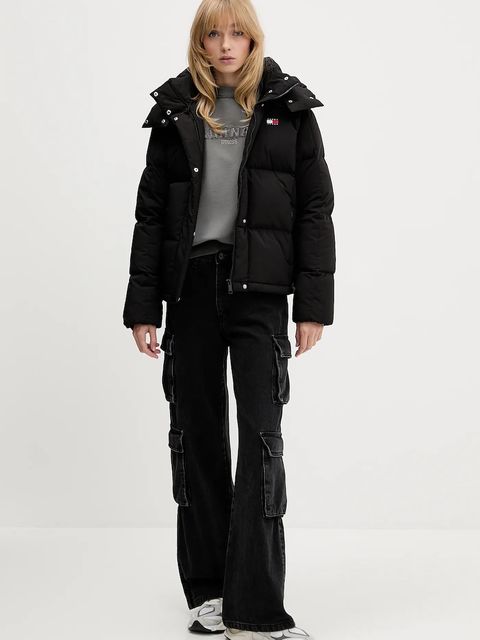 Tommy Jeans kurtka puchowa kolor czarny zimowa DW0DW21623 - zdjęcie produktu nr 2