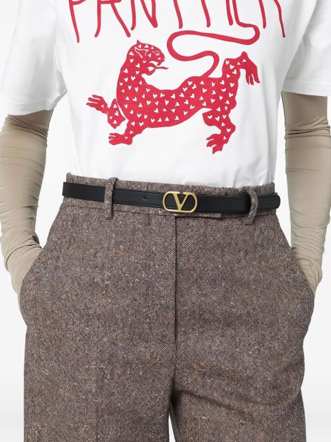 Valentino Garavani VLogo Signature belt - Black