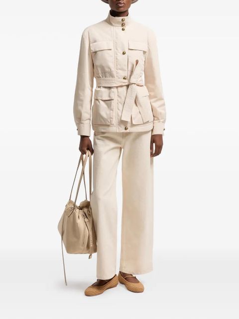 Moncler belt-loop trousers - Neutrals - zdjęcie produktu nr 2