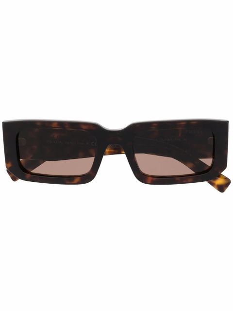 Prada Eyewear square-frame tortoiseshell sunglasses - Brown - zdjęcie produktu nr 1