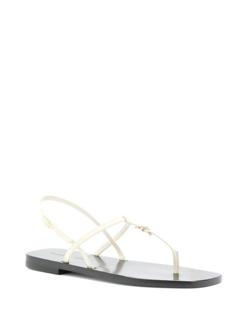 Proenza Schouler cross-strap flat sandals - White - zdjęcie produktu nr 2