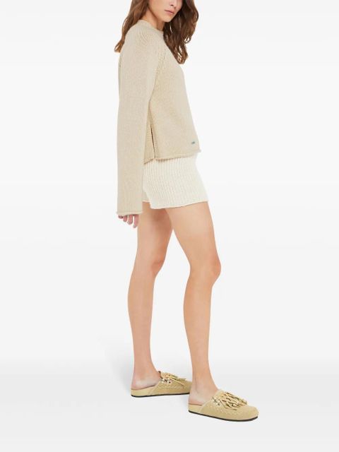 Alanui cashmere-cotton jumper - Neutrals