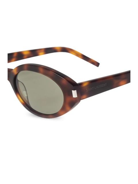 Saint Laurent Eyewear oval-frame sunglasses - Brown