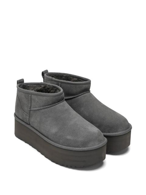 UGG Ultra Mini platform ankle boots - Grey - zdjęcie produktu nr 1