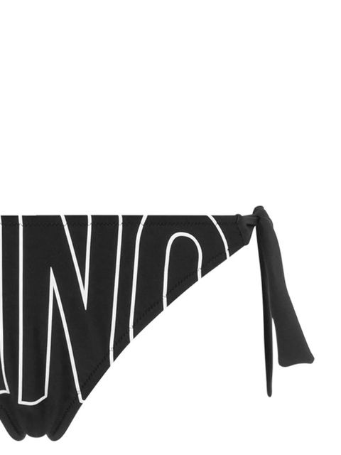 Moschino logo-print bikini bottom - Black - zdjęcie produktu nr 2