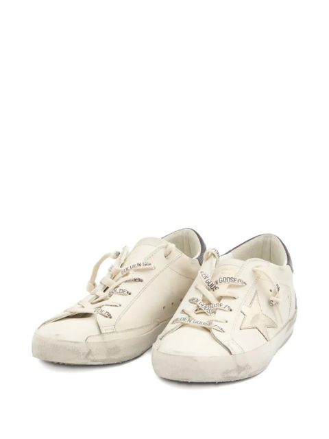 Golden Goose Super-Star crocodile-effect sneakers - Neutrals
