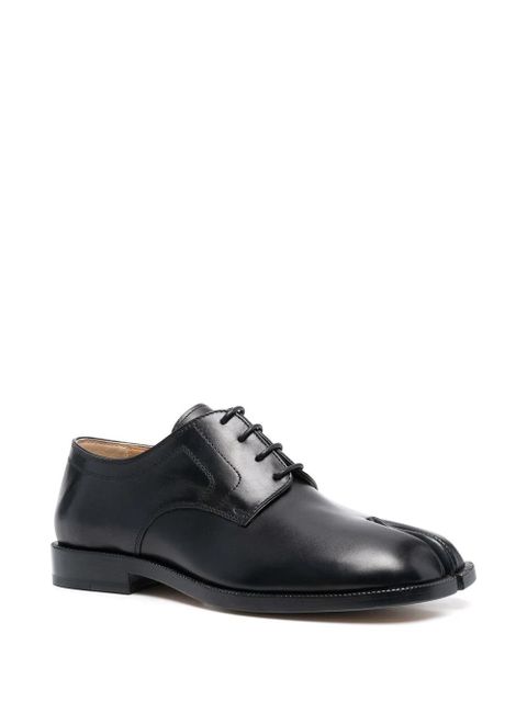 Maison Margiela Tabi lace-up leather brogues - Black