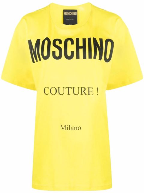 Moschino Couture organic cotton T-shirt - Yellow - zdjęcie produktu nr 1