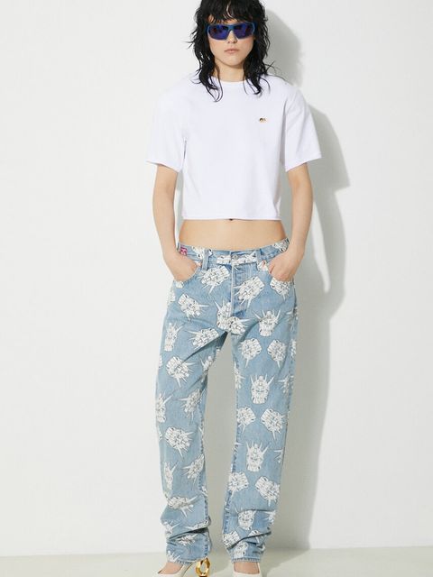 Fiorucci t-shirt Angel Patch Padded Cropped T-Shirt - zdjęcie produktu nr 2