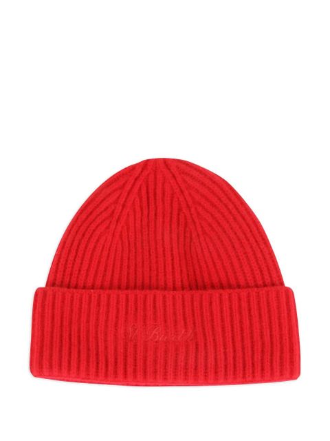 MC2 Saint Barth ribbed velvet beanie pouch (set of two) - Red