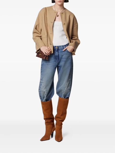 Versace Barocco-pattern jeans - Blue