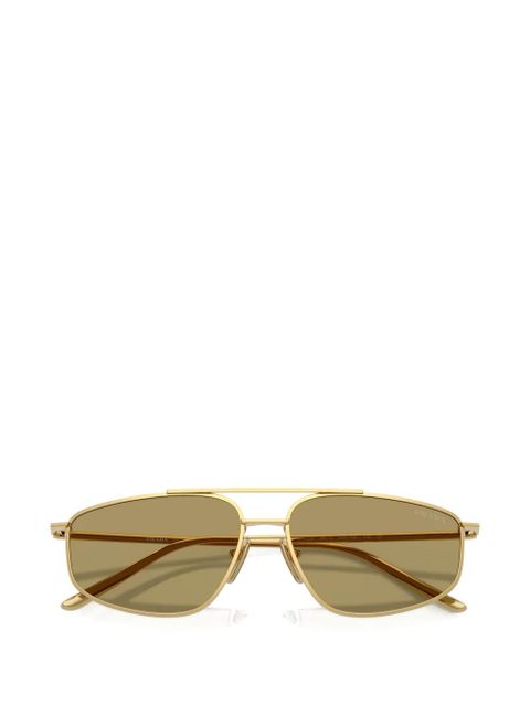 Prada Eyewear geometric sunglasses - Gold