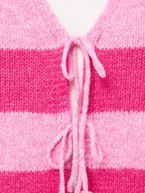 Medicine kardigan damskie kolor różowy ciepły