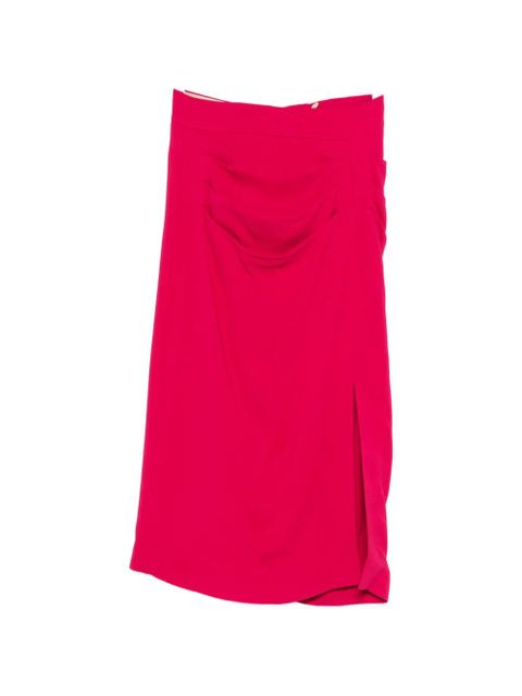 Valentino Garavani zip-fastening midi skirt - Pink - zdjęcie produktu nr 1