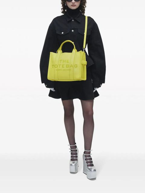 Marc Jacobs The Leather Medium Tote bag - Yellow