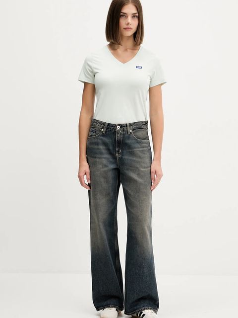 Hugo Blue t-shirt bawełniany Classic V_B - zdjęcie produktu nr 1