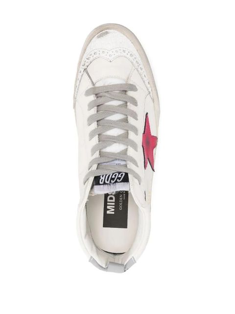 Golden Goose star-patch hi-top sneakers - White