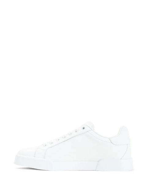 Dolce & Gabbana leather sneakers - White